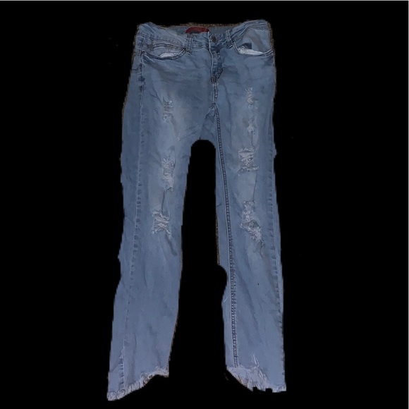 Distressed but, I love you wax jeans - Picture 1 of 4
